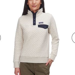 NWOT Patagonia Organic Cotton Quilt Snap-T Pullover Sweatshirt size small